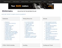 Tablet Screenshot of edinformatics.com